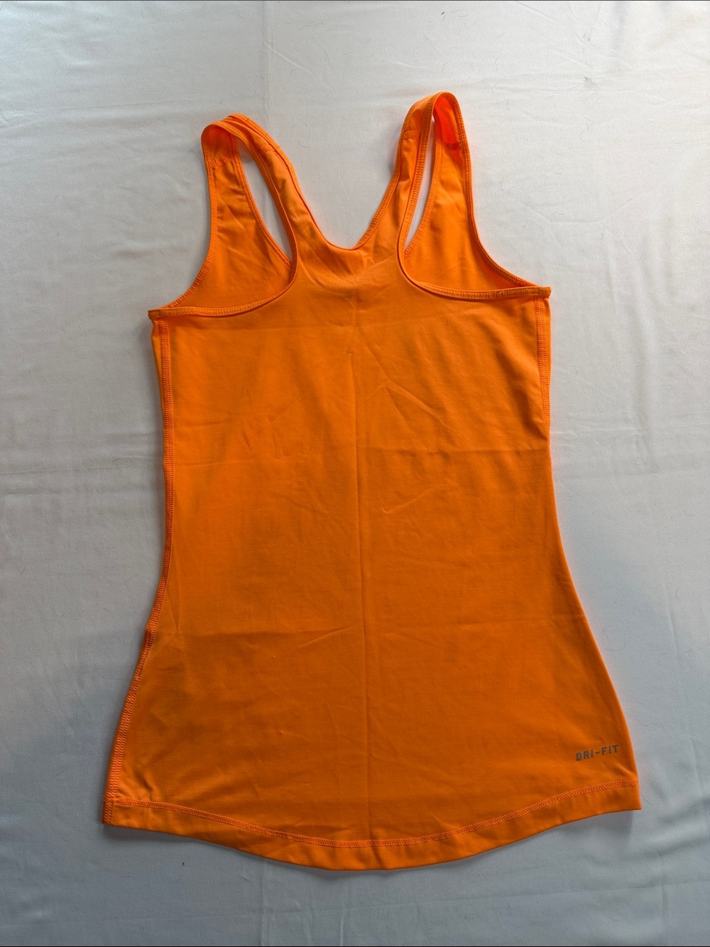 Nike Women's Orange Performance Racerback Tank - Picture 3 of 3